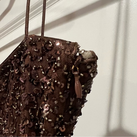 RETROFETE Sequin Dionne Dress in brown - Picture 13 of 15